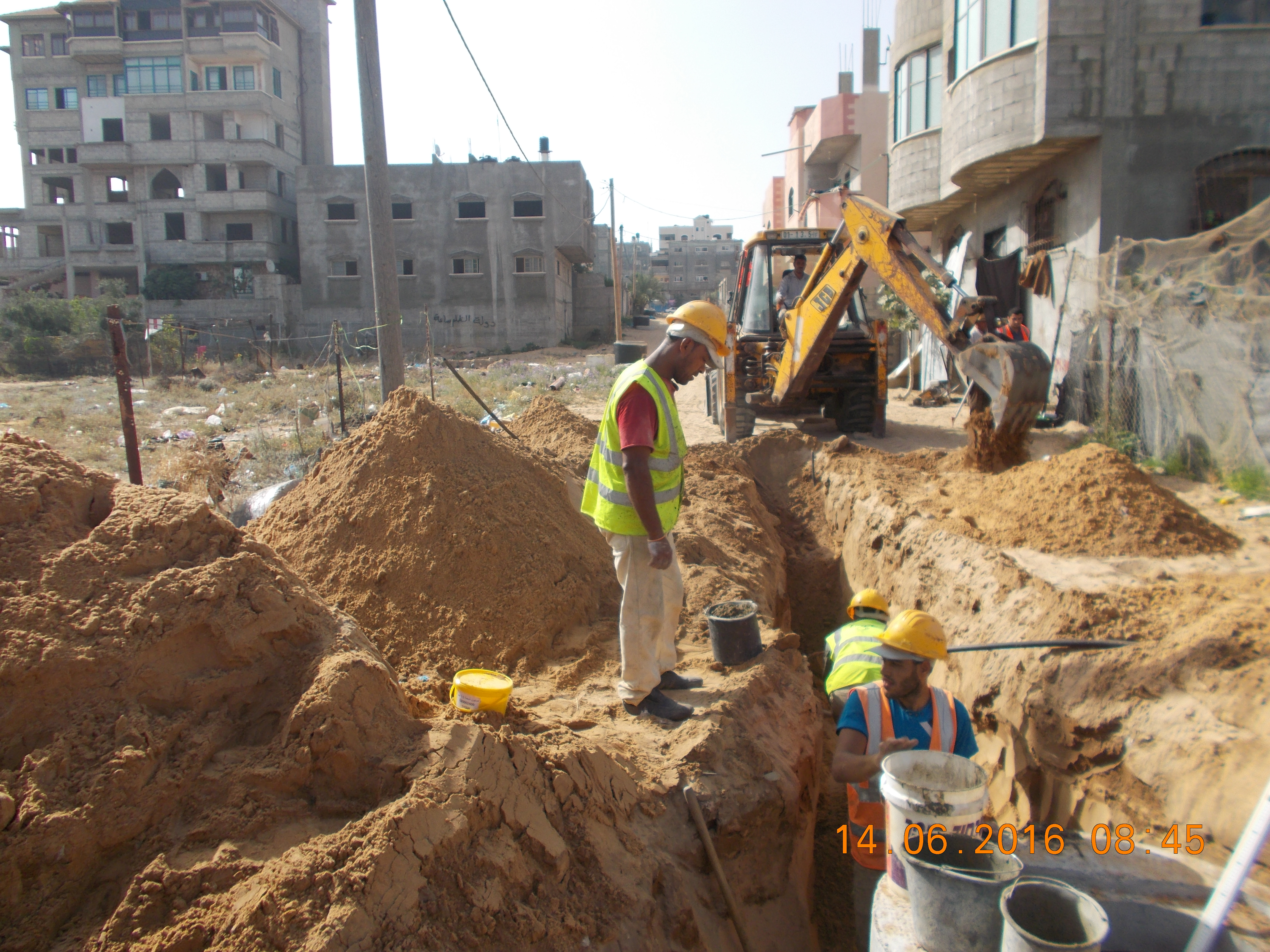 Waste Water Networks in Dair Al Balah and Jabalia